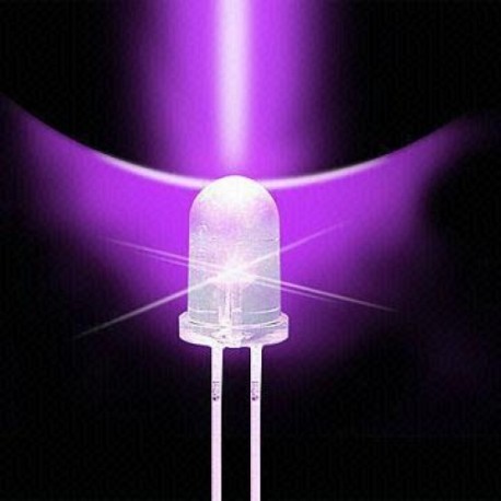 LED فرابنفش UV (تست اسکناس) 5mm