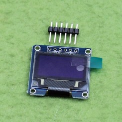 ماژول نمایشگر 128*64 OLED دارای ارتباط SPI با ابعاد 0.96 اینچ